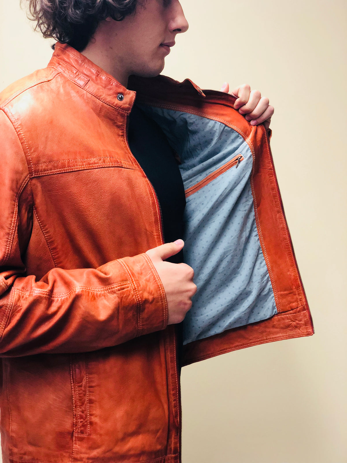 Antique Washed Lambskin Jacket