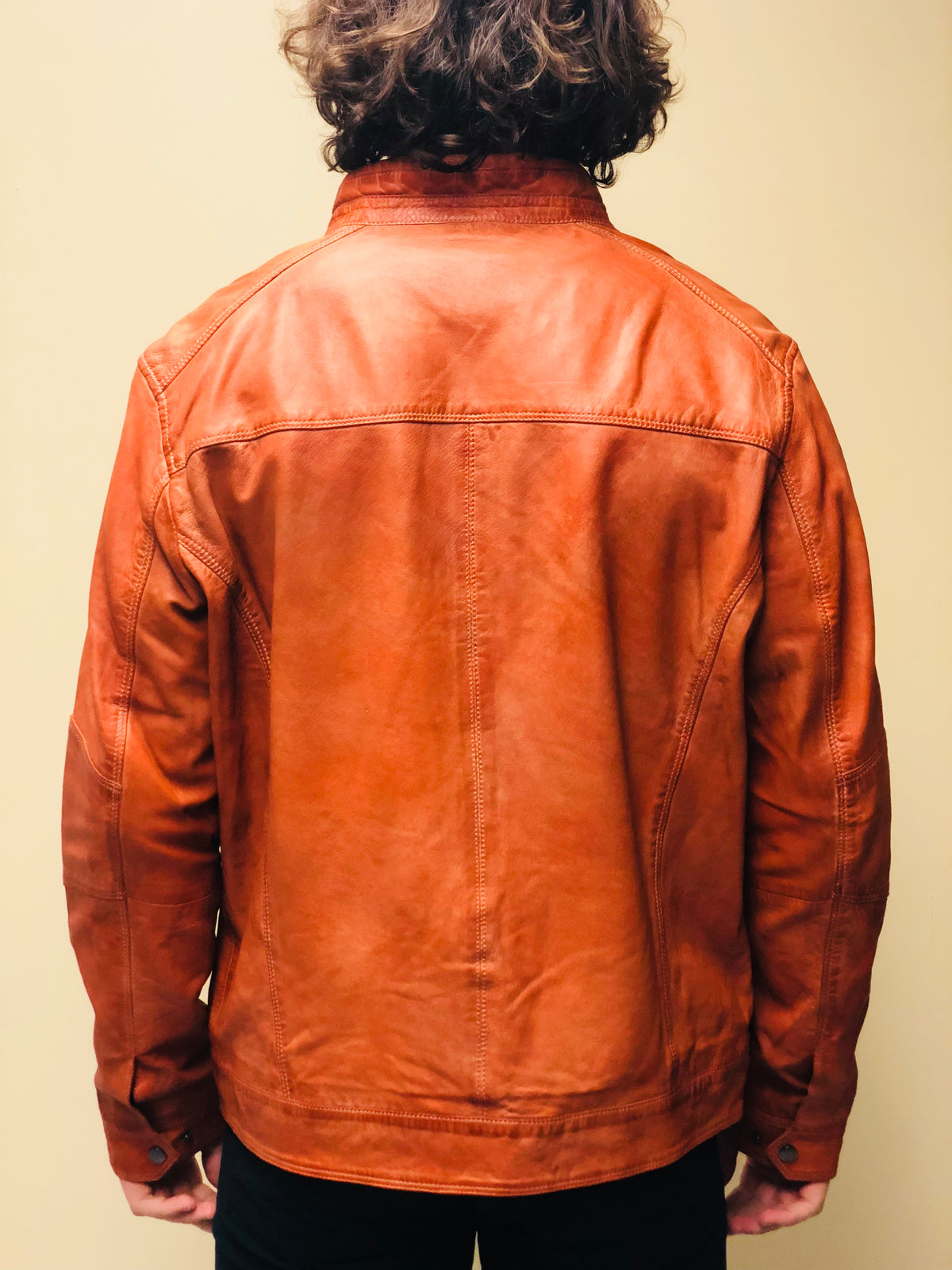 Antique Washed Lambskin Jacket