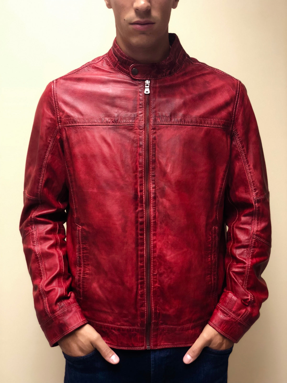Antique Washed Lambskin Jacket