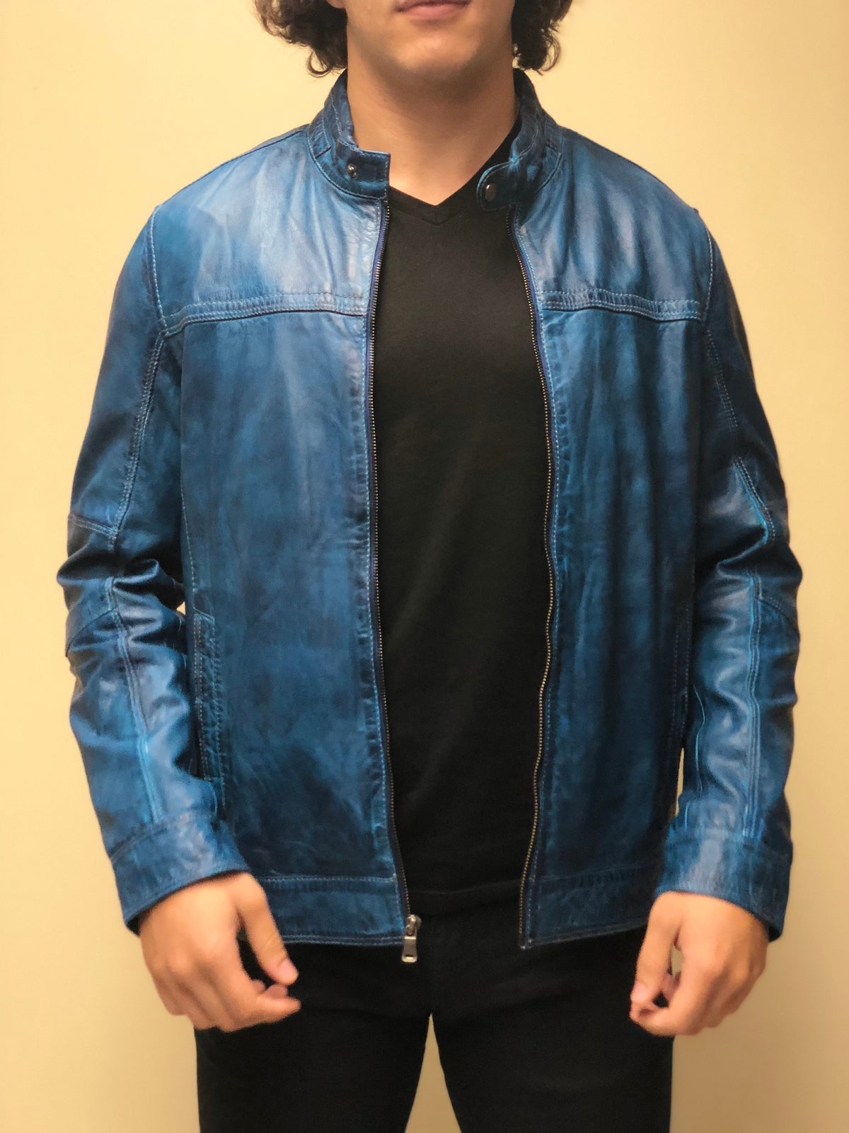 Antique Washed Lambskin Jacket