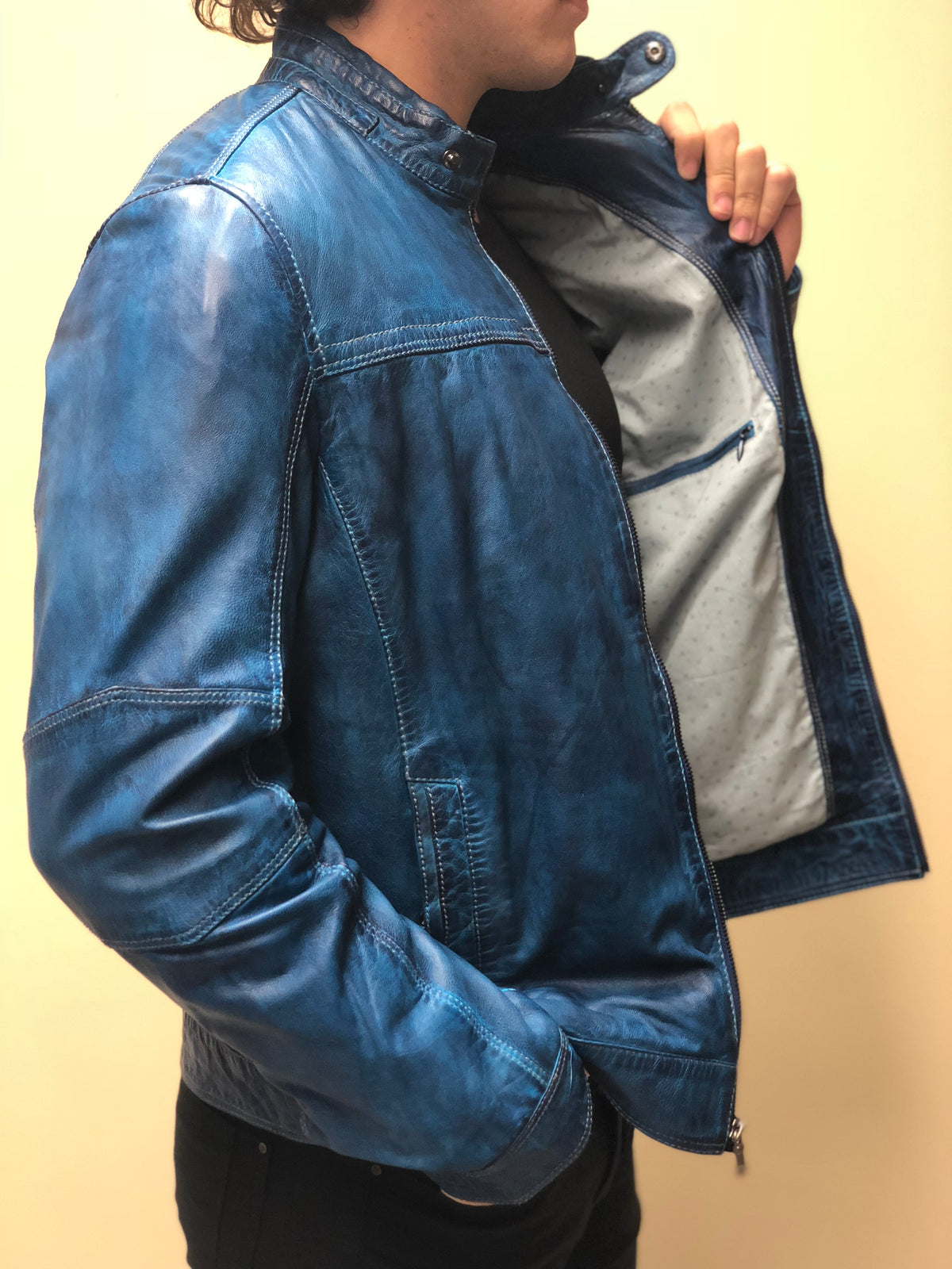 Antique Washed Lambskin Jacket