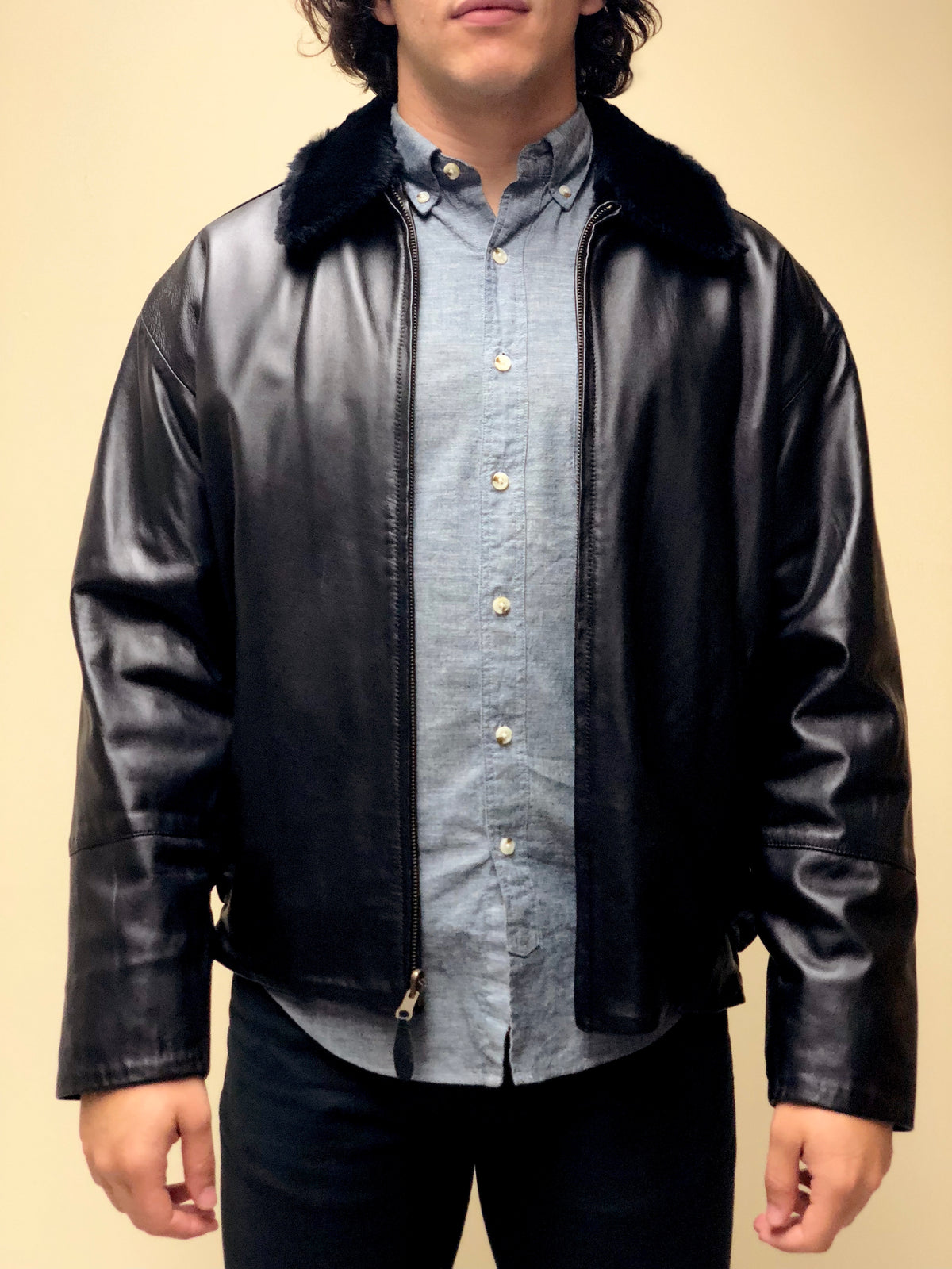 Reversible Rabbit Fur and New Zealand Lambskin Jacket