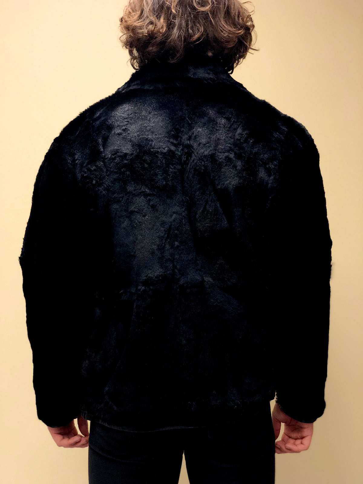 Reversible Rabbit Fur and New Zealand Lambskin Jacket