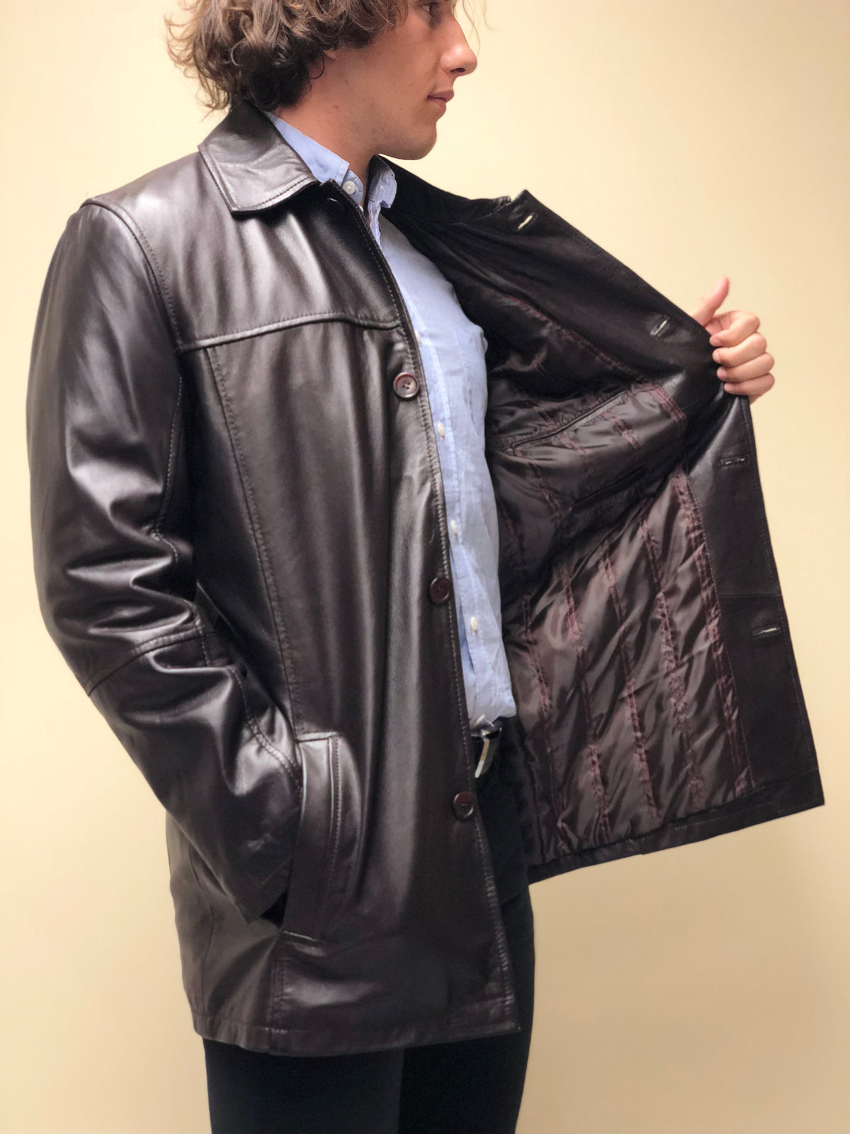 Turkish Lambskin Car Coat