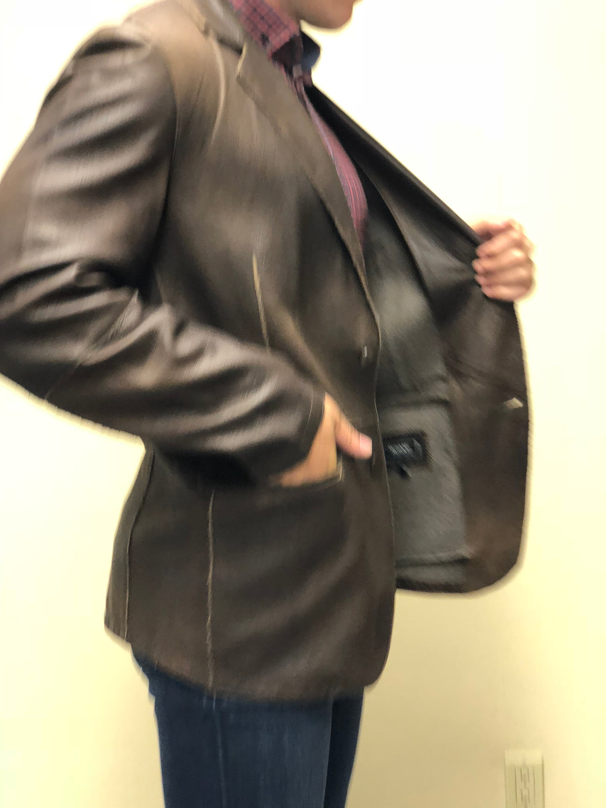 Antique lamb Suede Blazer