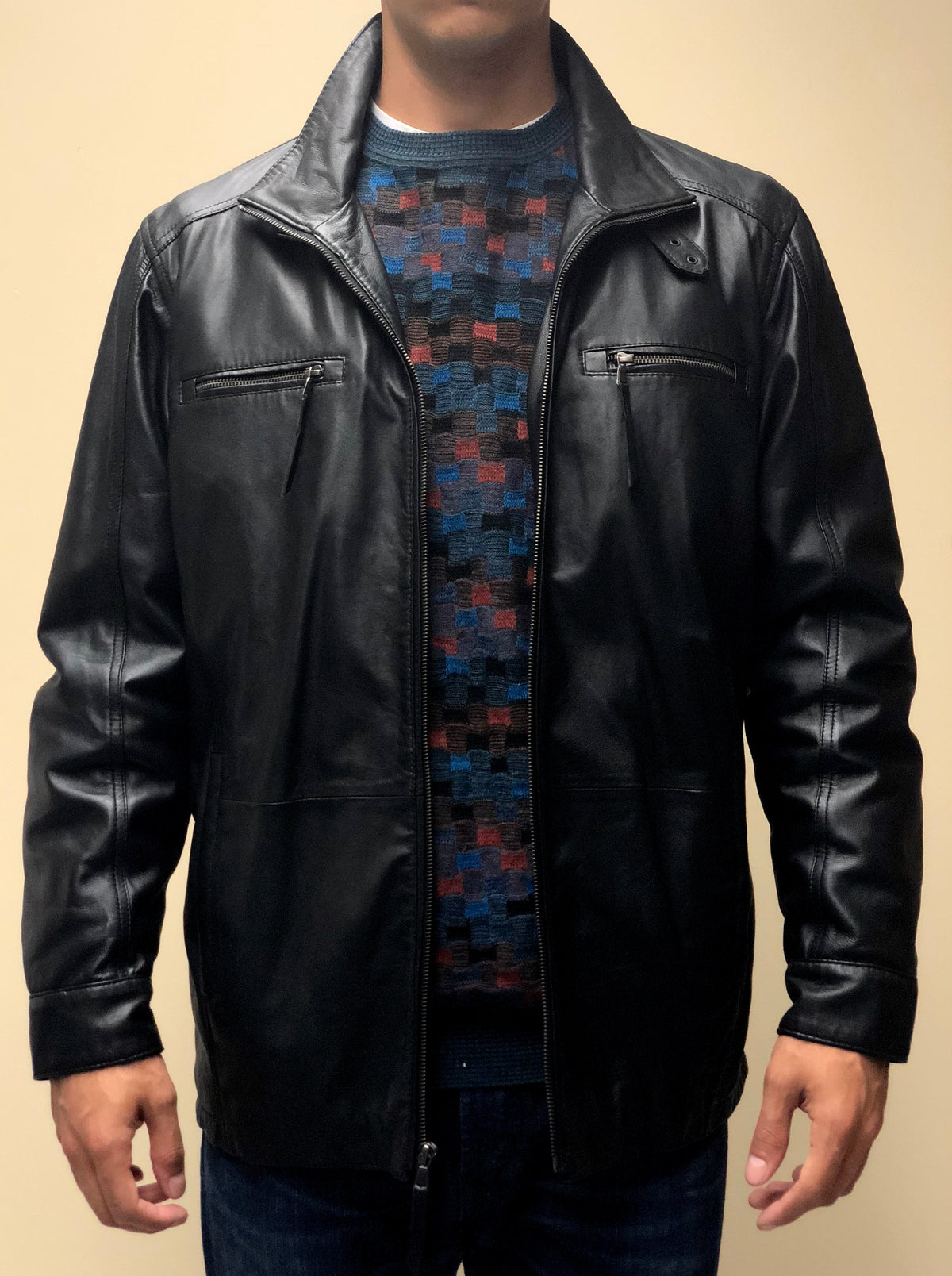 Turkish Lambskin Jacket with Removable Fur Collar