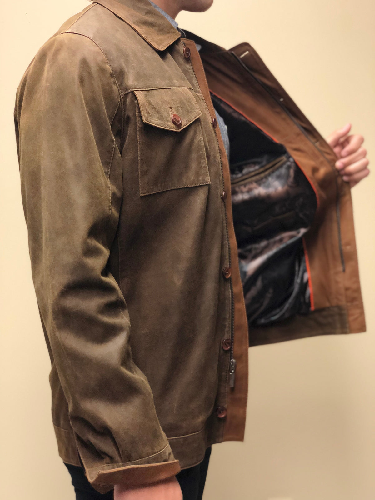 Rustic Vintage Lambskin Jacket