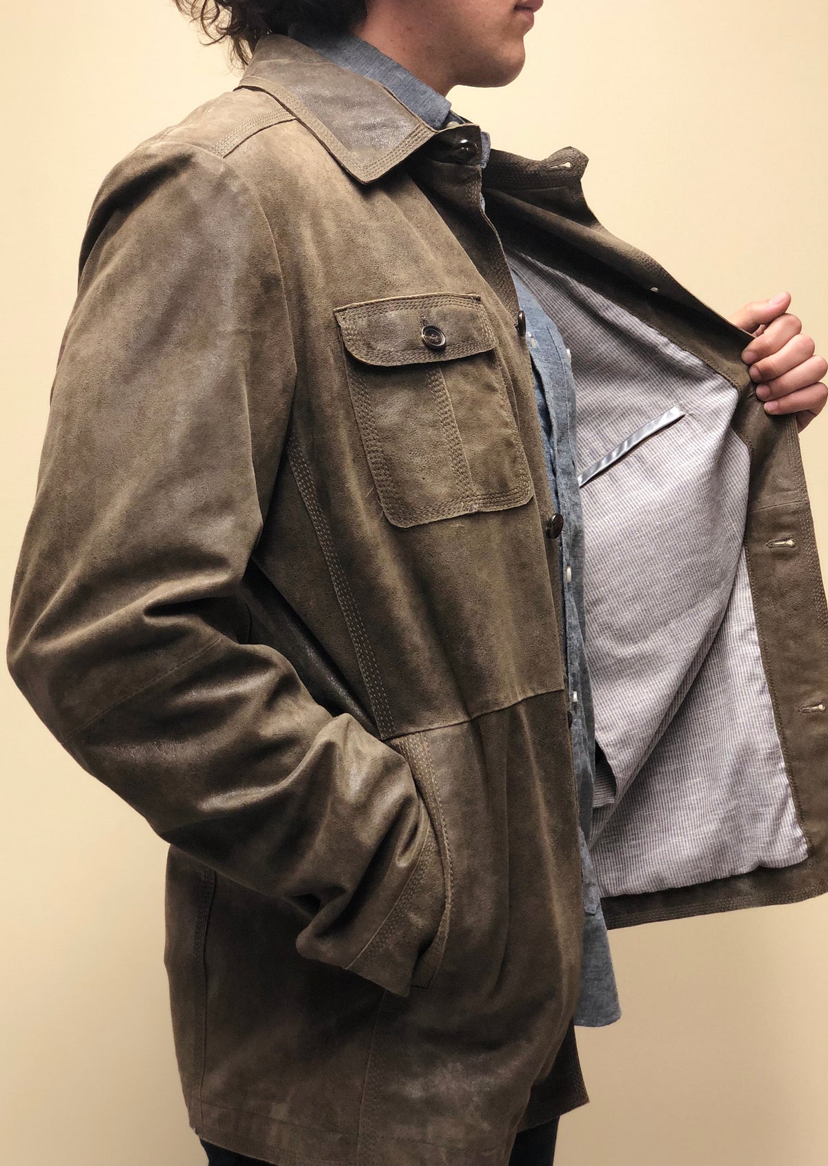 Antique Lamb Suede Jacket