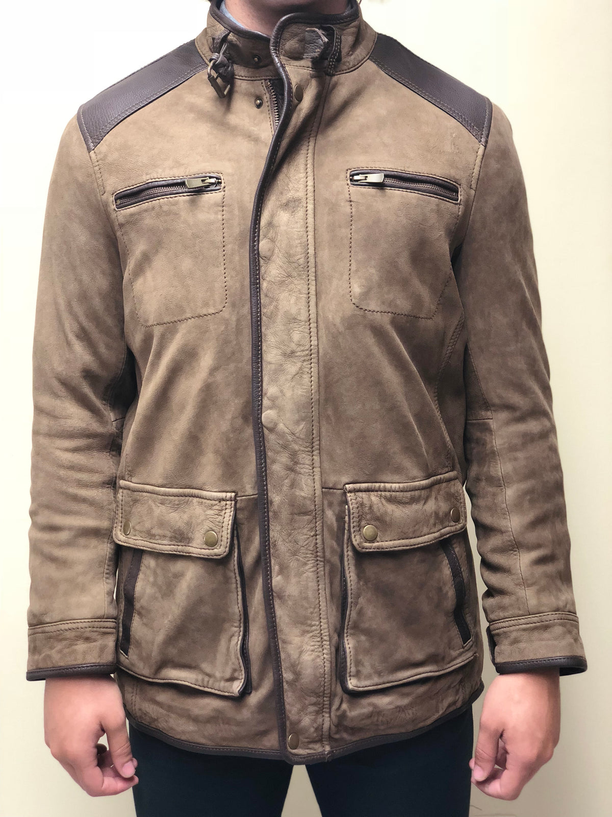 Antique Nubuck Lambskin Coat