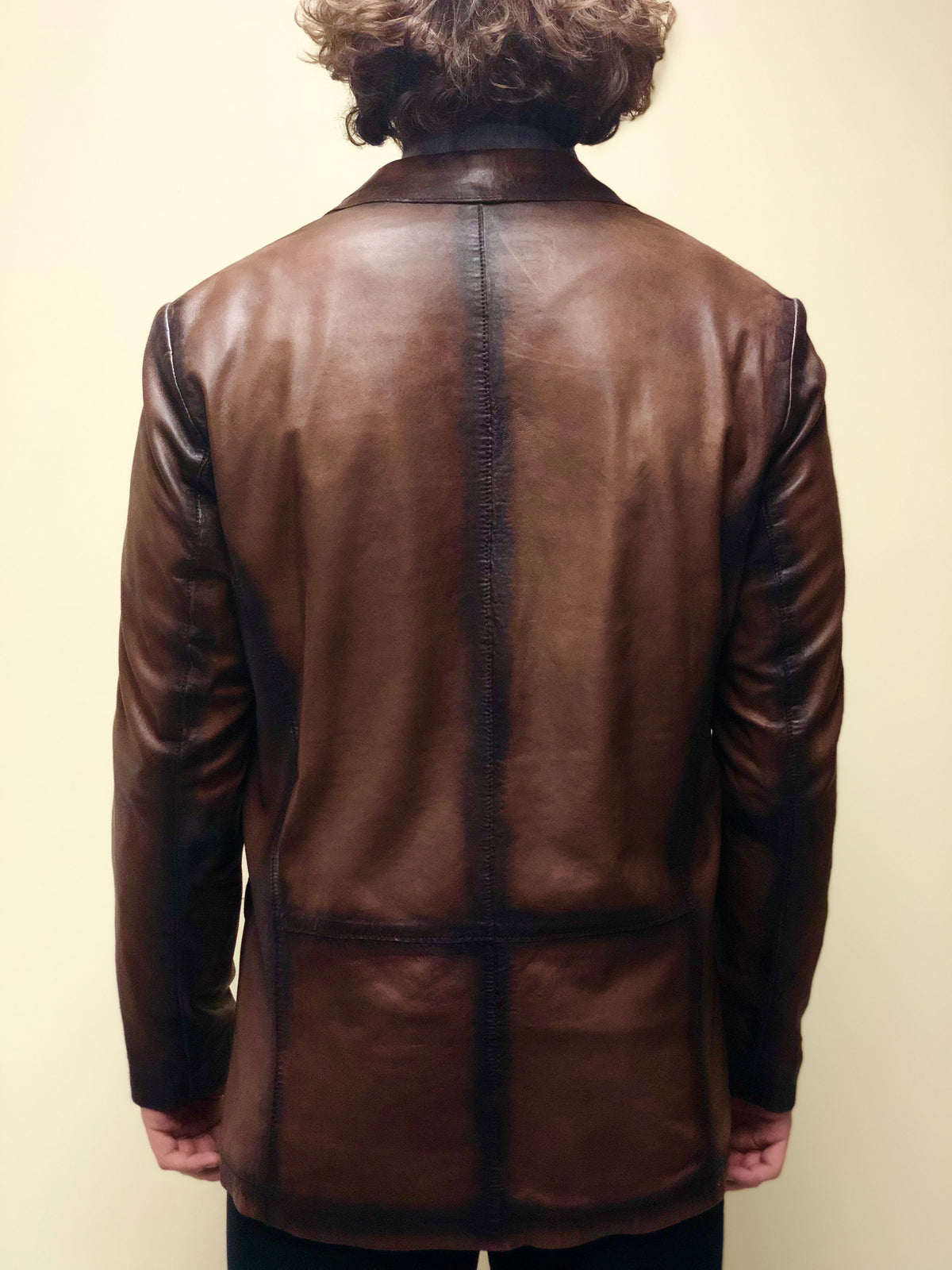 Antique Washed Lambskin Blazer