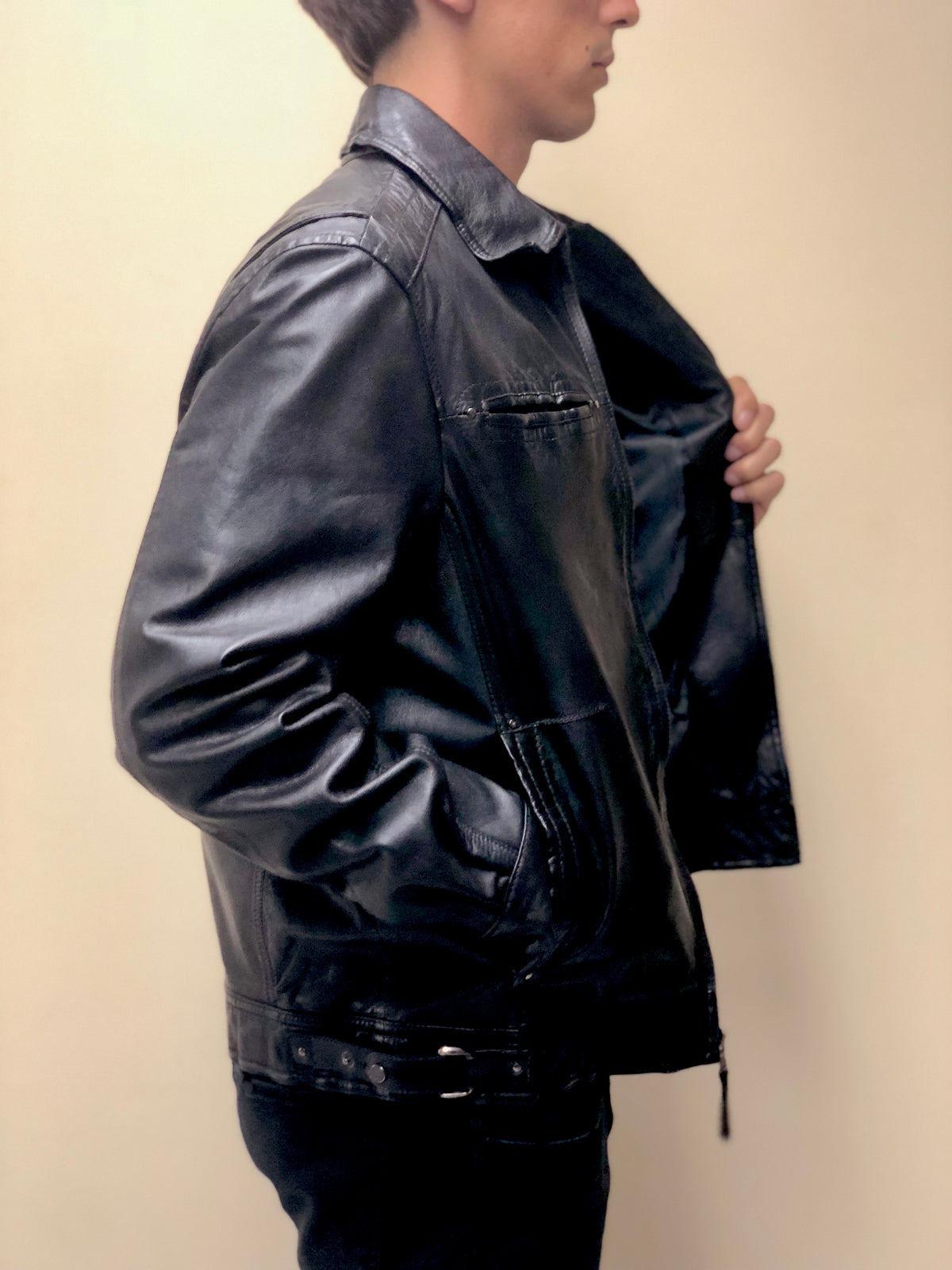 Veg Washed Lambskin Jacket