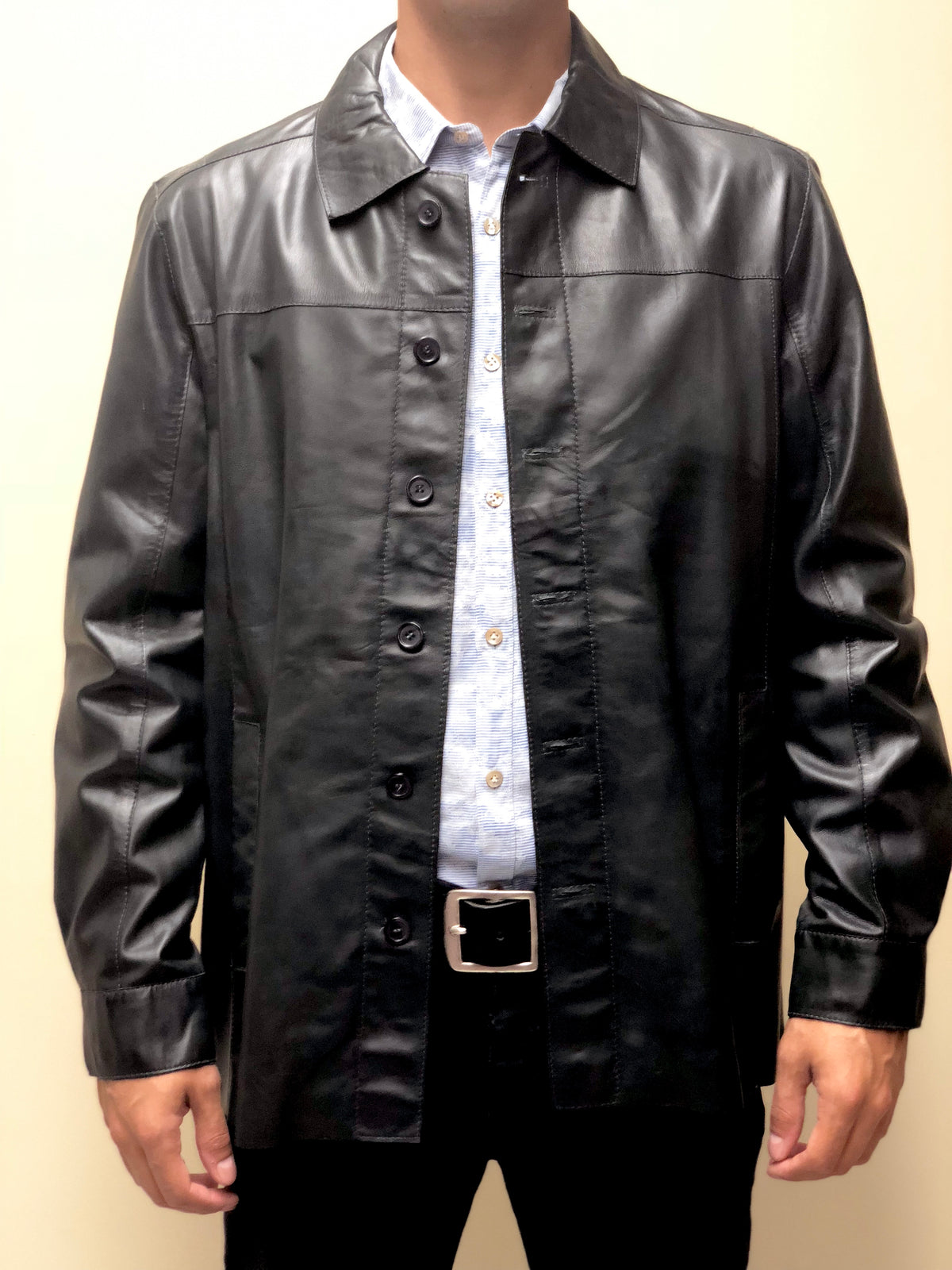 Vintage Lambskin Car Coat