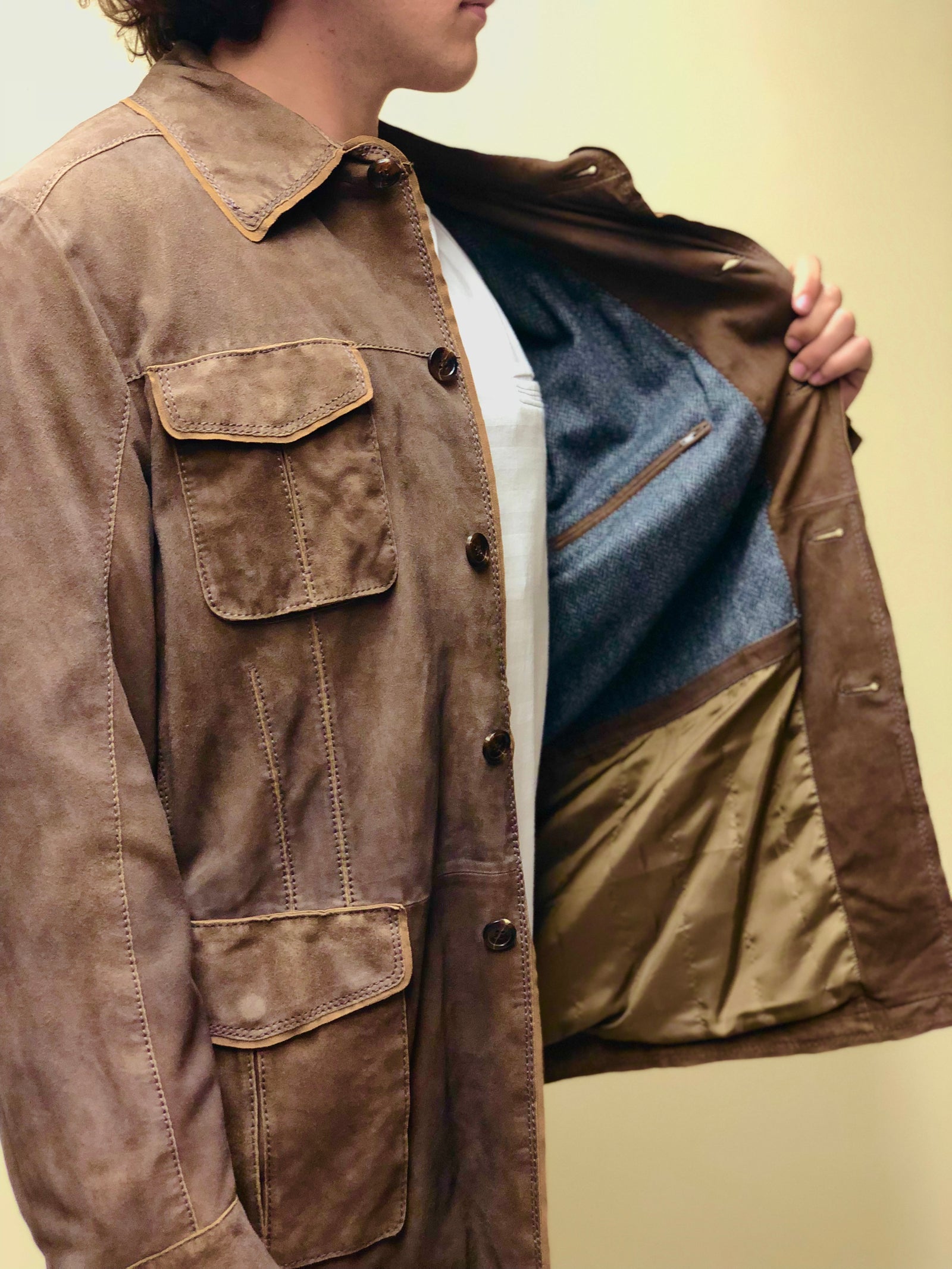 ジャケット・アウター 1980s90s OLD LAMB Leather Suede Jacket Antique Lamb Suede Jacket – MISSANI LE COLLEZIONI